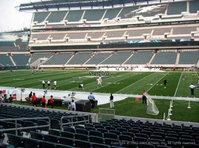 4 PHILADELPHIA EAGLES SBL PSL SEASON TICKETS RIGHTS sec 103 row 1 AISLE - Image 1 of 2