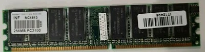 1 x 256MB PC2100 INF NC4845 SDRAM - Image 1 of 2