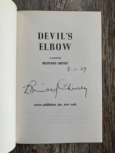 SIGNED - DEVIL'S ELBOW - A Novel by Brainard Cheney (1969, Hardcover) - Foto 1 di 8