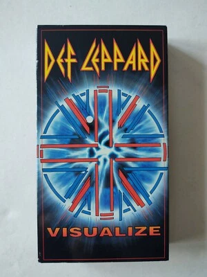Def Leppard Visualize VHS Tape 1993 Video Concert Tour Footage Rock - Image 1 of 4