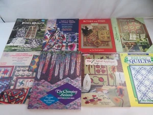 Lot of 8 Quilting Books With Patterns, Patchwork, Quilts, Ideas Mixed Lot JJ - Imagen 1 de 6