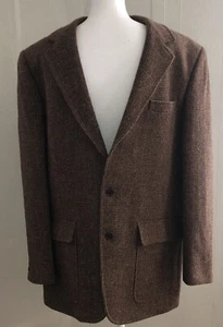 ORVIS 42L TWEED WOOL BLAZER JACKET - 100% Pure New Wool - Beautiful Condition - Picture 1 of 11