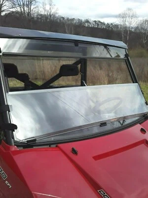 12-21 Polaris Ranger 900 XP, y 1000 Parabrisas Plegable Transparente... ¡COMPLETO 1/4" DE ESPESOR!  Foto 1 de 3