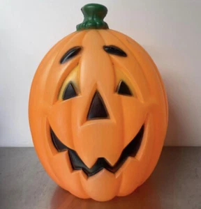 Kürbis Jack O Laterne Blasform aufleuchtender Kürbis 23 Zoll, orange - Bild 1 von 6