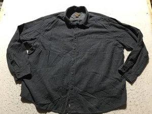 Northwest Territory Button Shirt Mens 3XL Gray Long Sleeve Pocket Collared Soft - Picture 1 of 11