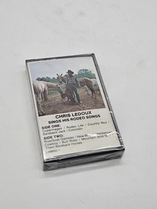 CHRIS LEDOUX Sings His Rodeo Songs Cassette 1977 New In Package RARE - Picture 1 of 2