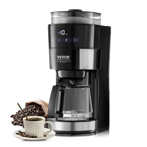 Cafetera de goteo VEVOR 10 tazas con control de fuerza de preparación de 3 - Imagen 1 de 12