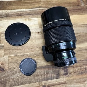Nuevo objetivo espejo Canon FD NFD Reflex 500 mm f/8 con tapas - Imagen 1 de 9
