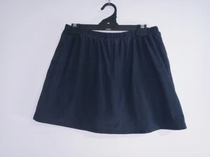 Nike Stretch Athletic Golf Tennis Skort Skirt Size Large (12-14) Navy Blue - Picture 1 of 2