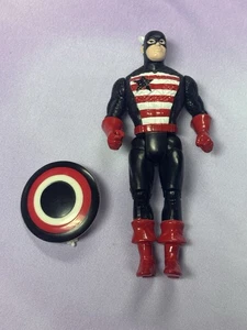 Vintage 1990 Marvel Superheroes U.S. Agent (John Walker) Actionfigur mit Schild - Bild 1 von 7