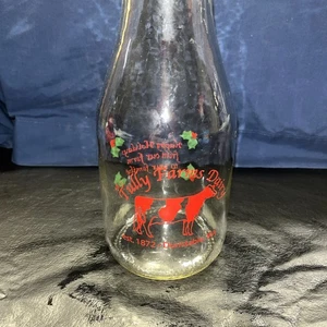 Bottiglia di latte 32 oz Tully Farms latticini da cucina MA massa buone vacanze - Foto 1 di 4