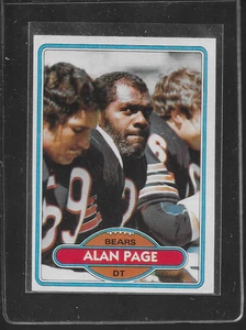 1980 TOPPS FOOTBALL # 205 ALAN PAGE NICE CARD - Picture 1 of 2