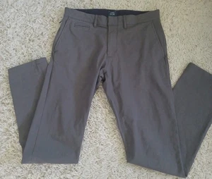 J.Crew 484 Slim-Fit Tech Pant W30 L32 Gray Stretch Performance Chino - Picture 1 of 8