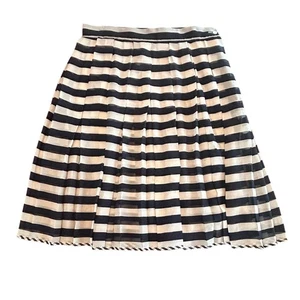 Vintage Saks Fifth Avenue Betsey Jackson 100% Silk Pleated Skirt England Size 10 - Picture 1 of 10
