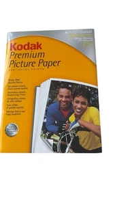 13 feuilles de papier photo premium Kodak A4 ultra brillant 230 g/m² 200 microns - Photo 1/2