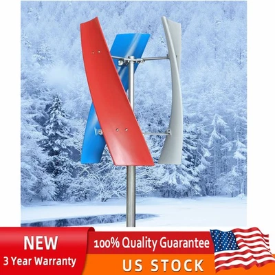 400W DC 12V Wind Turbine Generator Kit with Charge Controller Windmill Power New