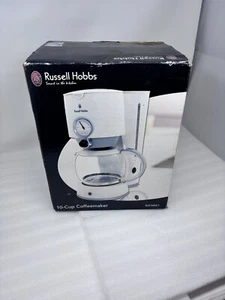 Russell Hobbs RHCMRET Cafetera Blanca Control de Aromas De Colección Nueva En Caja Nueva De Lote Antiguo - Imagen 1 de 6