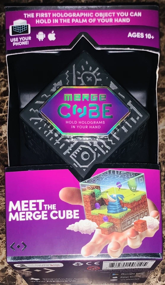 Cube Holographic Handheld AR/VR Hologram Merge iOS/Android Brand New In Box! - Image 1 of 4