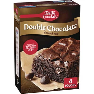 Betty Crocker Double Chocolate Brownie Mix 4 Pack - Picture 1 of 7