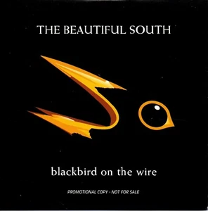 UK PROMO The BEAUTIFUL SOUTH CD Blackbird On The Wire 2 Track   PROMO STICKERS - Picture 1 of 2