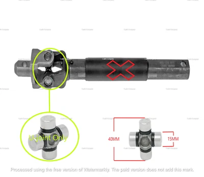 AS-1540 Para Eje de Dirección Junta Universal Junta en U Mercedes-Benz 15x40mm Foto 1 de 4