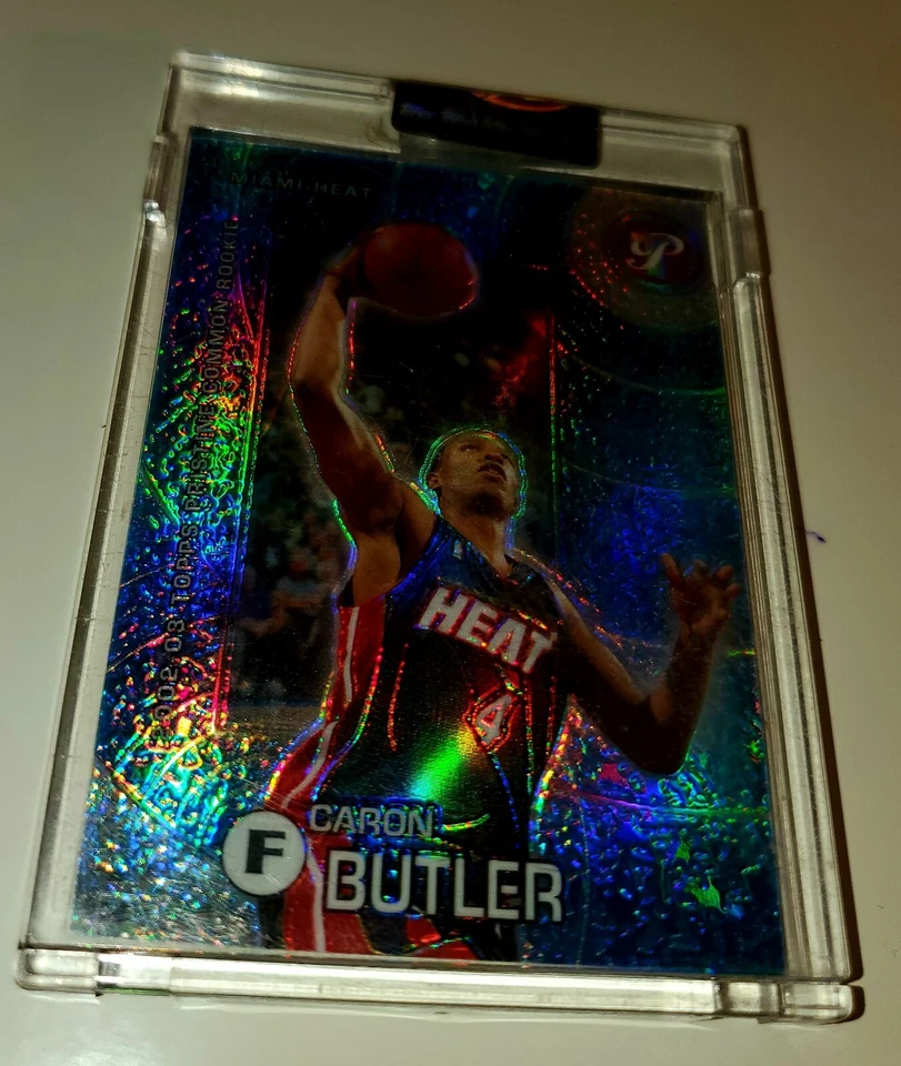 2002 03 Topps Pristine Uncirculated Rookie Refractor Caron Butler  1470/ 1899 - Image 1 of 3