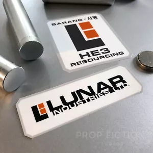 Moon - Prop Lunar Industries Displayaufkleber/Ausrüstungsset Verband Aufkleber - Bild 1 von 1