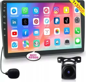 10.1 Car Stereo Radio Android 13 GPS Wifi FM BT 2Din TouchScreen Mirror link CAM - Picture 1 of 21