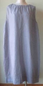 FLAX Designs Linen Athena Dress 1G NWT Linen Dress PLATINUM - Picture 1 of 11