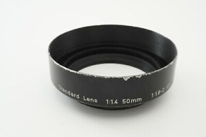 Pentax Asahi Opt Metal Lens hood 50mm 1.4 55mm 1.8-2 Standard 49mm  #B013