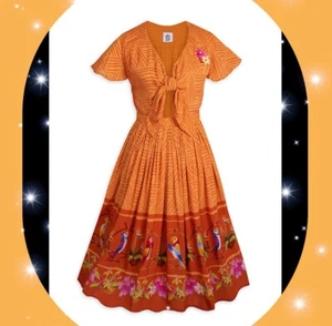 Disney The Enchanted Tiki Room The Dress Shop Large NEW 2023 Parrots Tropical - Picture 1 of 6