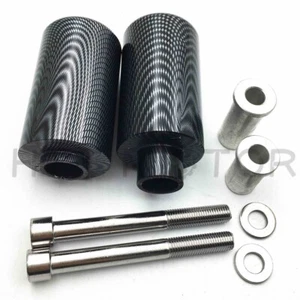Carbon Frame Sliders Crash Falling Protector For GSXR1000 2007 2008 - Picture 1 of 4
