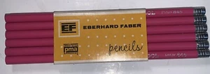 12 NOS Vintage Eberhard Faber MONGOL Pink 846 Unused Pencils - Picture 1 of 4