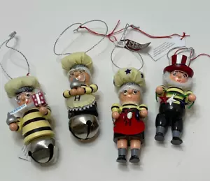Ornamenti natalizi HERSHEY Bakers KURT ADLER - Set di 4 Nuovi con etichette - Foto 1 di 5