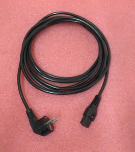 APC Locking IEC C13 To Right-Angle Schuko EU Plug Black 5m Mains Power Cable - Picture 1 of 10