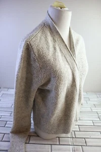 Vintage Abercrombie & Fitch Strickjacke Pullover Knopf grau XL Mädchen Teens - Bild 1 von 6