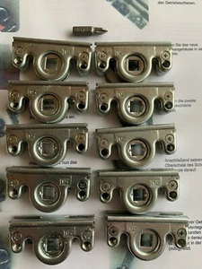 10 St. Siegenia-TitanTGK Getriebe Ersatzteil Schneckengehäuse schraubbar + Bit - Bild 1 von 8