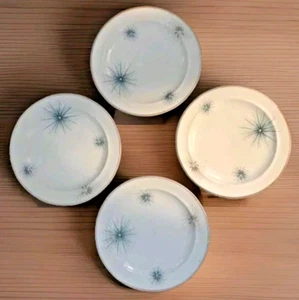Vintage MCM Easterling Celestial Atomic Starburst Salad Plates (Set of 4) - Picture 1 of 3
