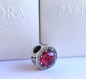 New Authentic Pandora Disney Belle's Radiant Ros Cubic Zirconia Charm - Picture 1 of 4