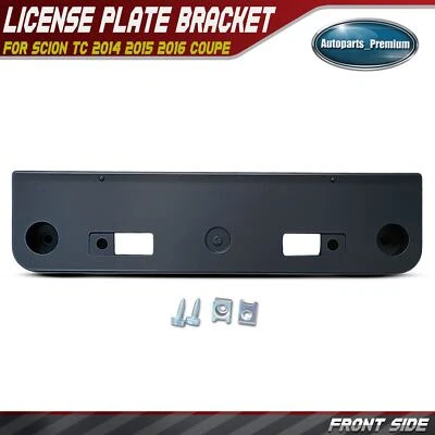 Soporte de matrícula frontal con herrajes para Scion tC 2014 2015 2016 cupé Foto 1 de 4