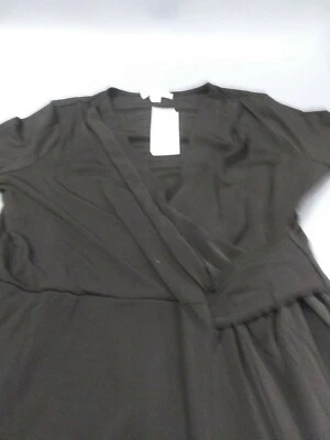 Vestido NOTATIONS Para Mujer Talla M NUEVO Negro Sólido Cuello en V MITD3277  Foto 1 de 4