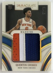 2021-22 Panini Immaculate - Massive Memorabilia #MM-QGR Quentin Grimes /25 (RC) - Bild 1 von 2