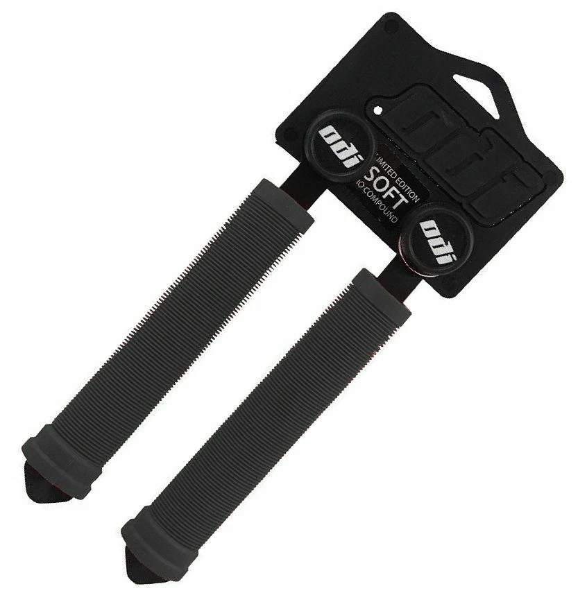 Empuñaduras de bicicleta ODI X- cuello largo sin bridas 160 mm edición limitada compuesto suave profesional BMX Foto 1 de 1