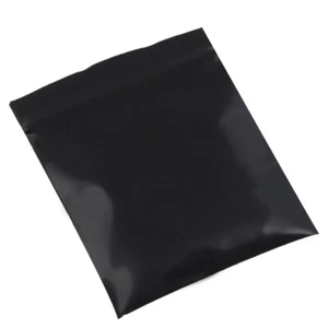 200pcs New Flat Black Plastic QuickQlick™ Sample Bags 8x12cm(3.25x4.75") - Picture 1 of 3