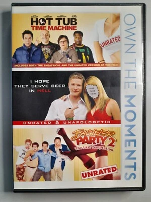 Hot Tub Time Machine/I Hope They Serve Beer in Hell/Bachelor Party 2 (3DVD, 2014 - Image 1 of 4