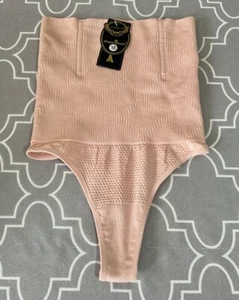 Shaper Queen High Waist Shapewear Tummy Control Body Shaper G String Girdle MED - Picture 1 of 6