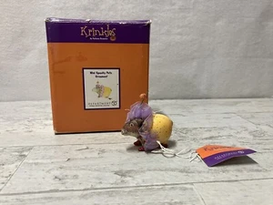 DEPT 56 Krinkles Mini Spooky Pets Halloween Ornament Hamster im Tutu - Bild 1 von 14