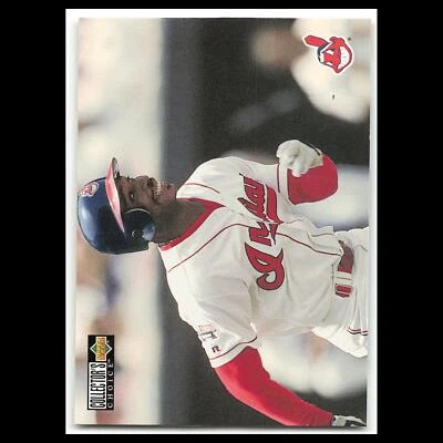 Kenny Lofton #410 1996 Collectors Choice Cleveland Indians Baseball Card MLB NM - Image 1 of 3