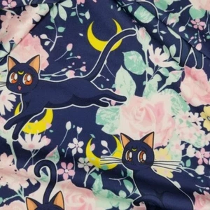 Hot Topic Sailor Moon Luna Katze Blumen Kreis Rock Damen Anime Neuheit Größe XL - Bild 1 von 6