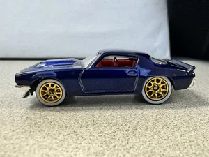 2022 Hot Wheels Ultra Hots ‘70 Chevy Camaro RS Blue Decal Delete Wheel Swap - Picture 1 of 22